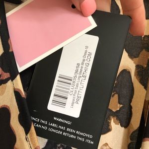 Pretty Little Thing- Leopard Silk Short Dress